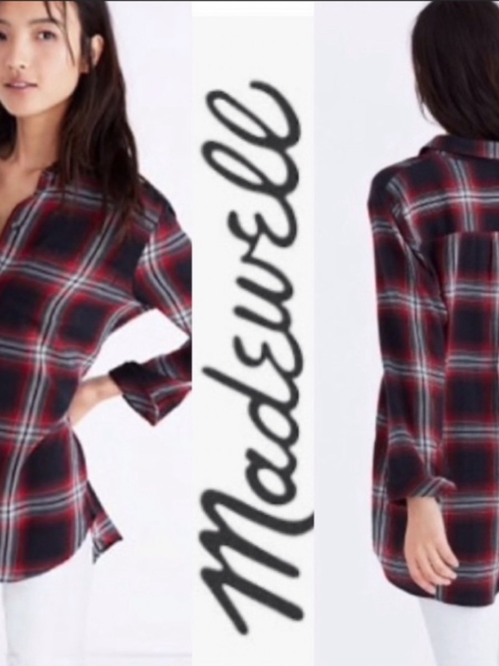 MADEWELL Classic Ex-Boyfriend Plaid Shirt
